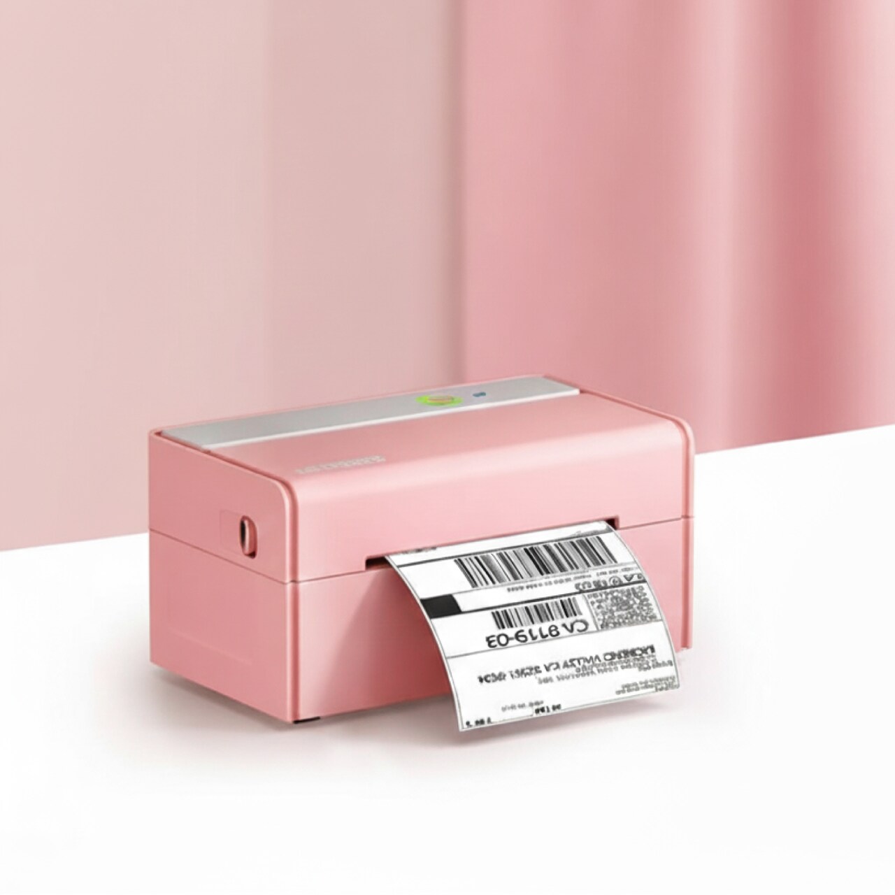 JADENS® Bluetooth Pink Label Printer by 4x6 Wireless Thermal Shipping Printer for Android, iOS & PC